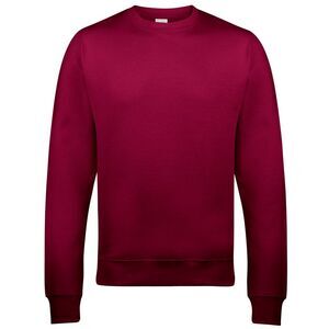 AWDis Just Hoods AWDis Unisex Crew Neck Plain Sweatshirt (280 GSM) / Burgundy